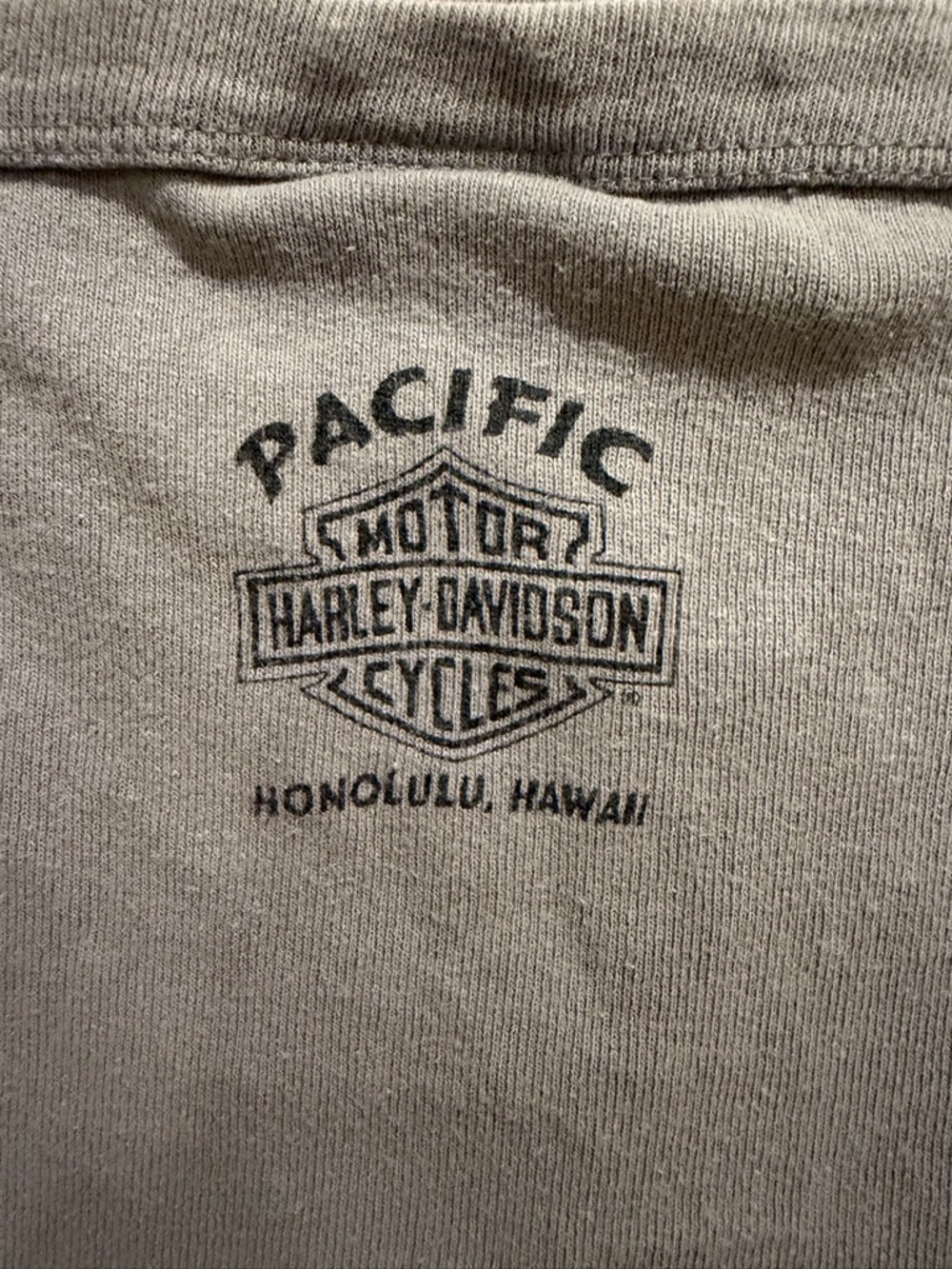 VINTAGE Harley-Davidson Gray Women's Square Neck Cami HAWAII rare - Picture 2 of 4